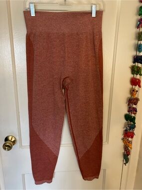 Victorias Secret PINK Seamless burnt orange Heathered Leggings size XL